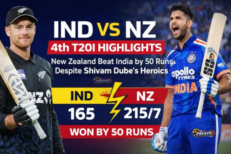 Ind vs NZ 4th T20I Highlights