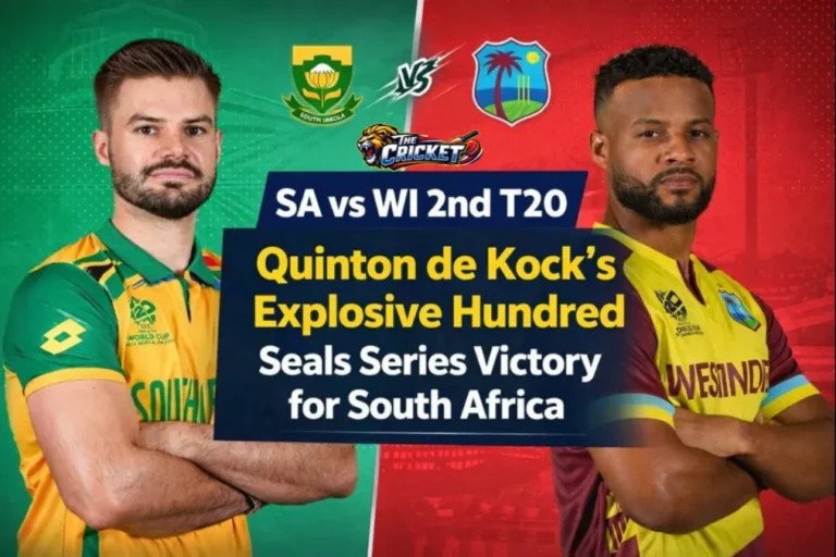SA vs WI 2nd T20