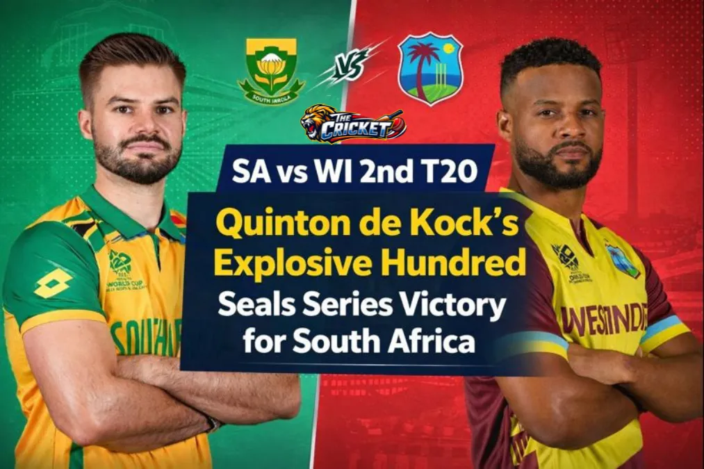SA vs WI 2nd T20