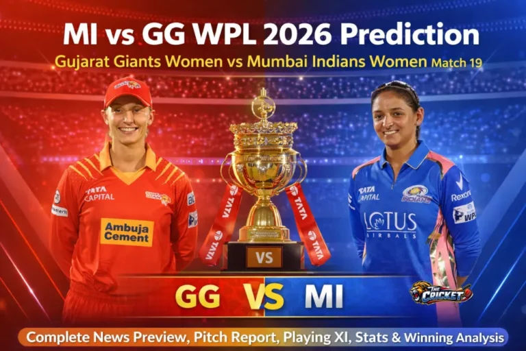 MI vs GG WPL 2026 Prediction