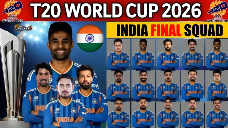 India T20 World Cup 2026 Squad