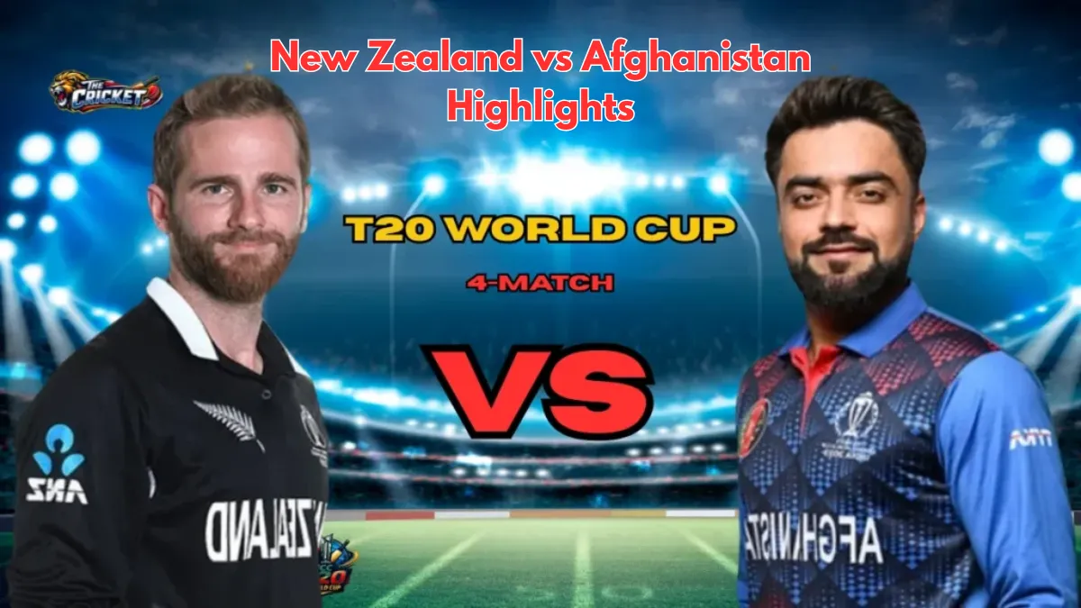New zealand vs afghanistan highlights