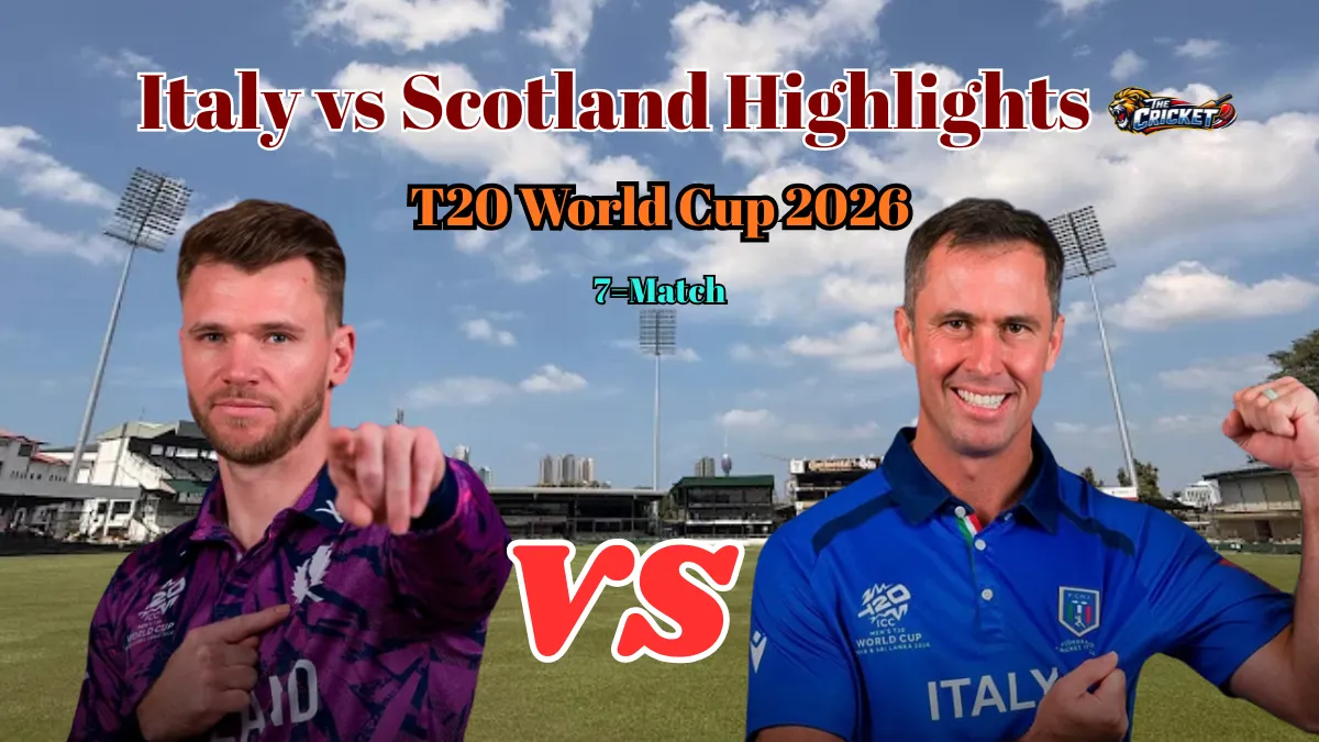 Italy vs Scotland Highlights