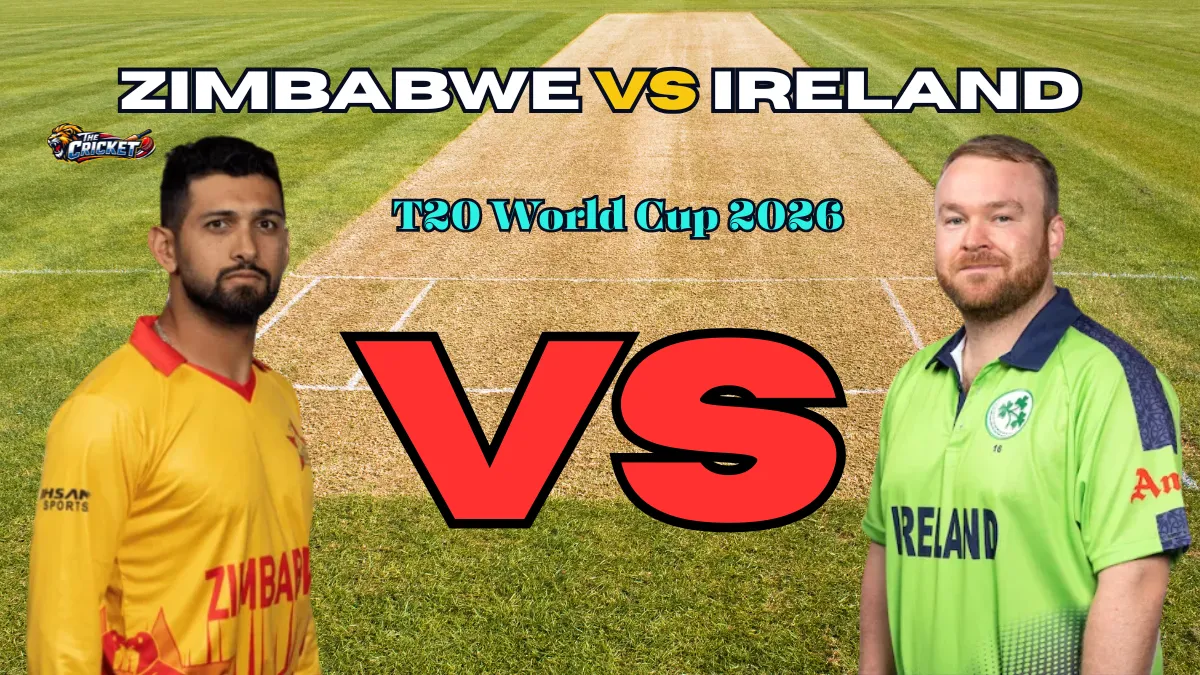 Zimbabwe vs Ireland T20 World Cup 2026