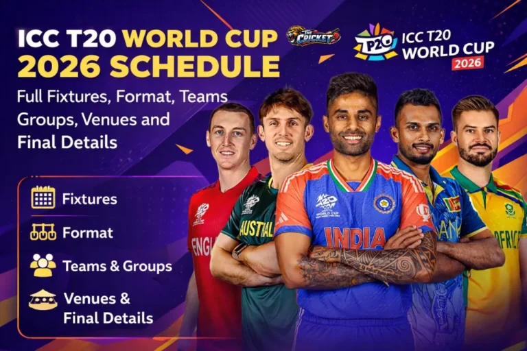 ICC T20 World Cup 2026 Schedule