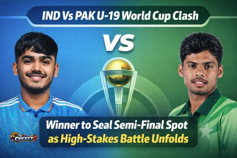 IND Vs PAK U-19 World Cup
