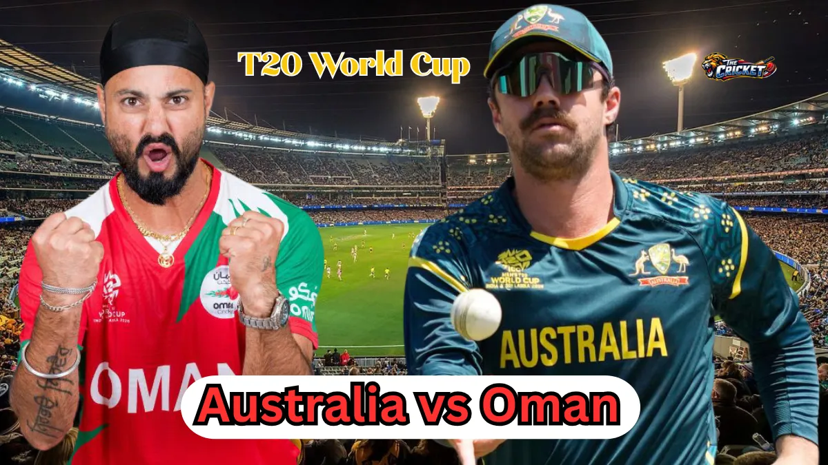 Australia vs Oman T20 World Cup