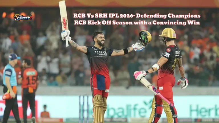 RCB vs SRH Cricket Match Scorecard