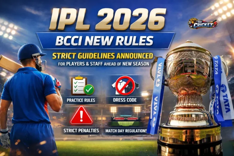 IPL 2026 BCCI New Rules