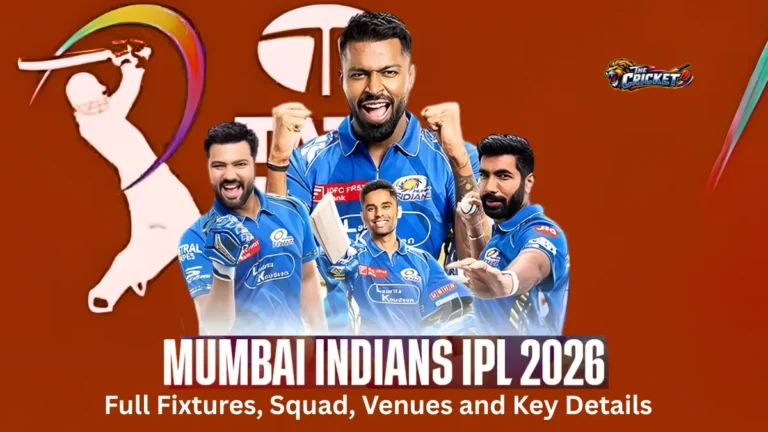 Mumbai Indians IPL Schedule