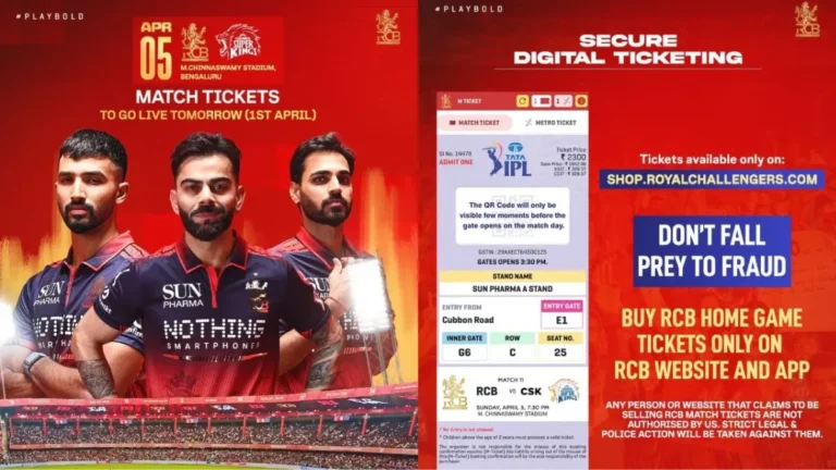 RCB Tickets
