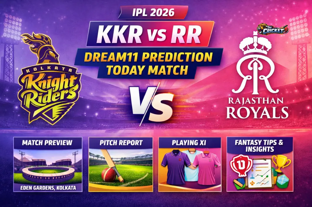 Kkr vs rr dream11 prediction today match