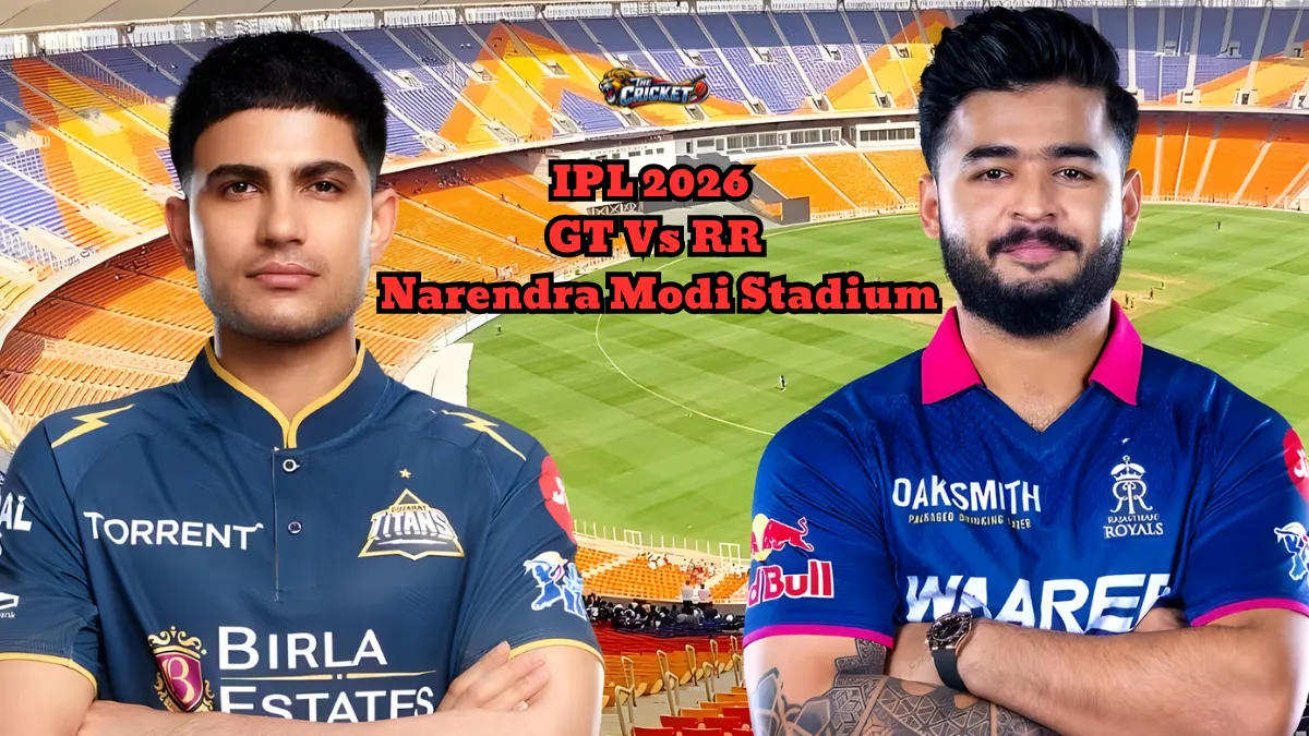 IPL 2026 GT Vs RR