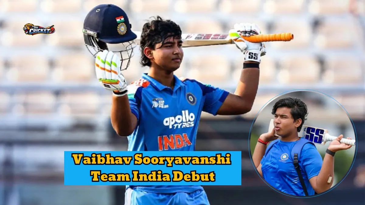 Vaibhav Sooryavanshi Team India Debut