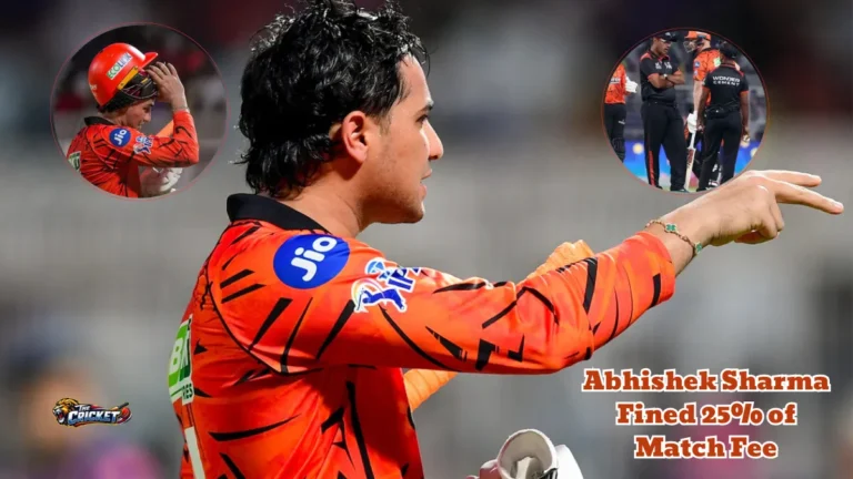 Abhishek Sharma Fined