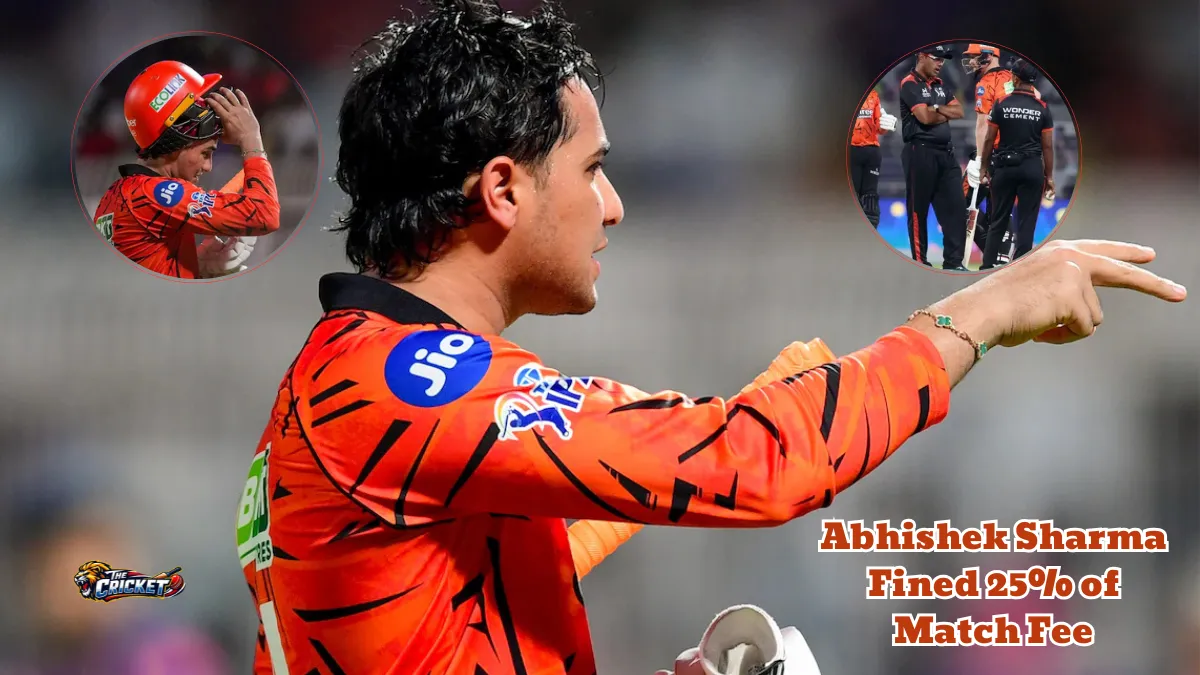 Abhishek Sharma Fined